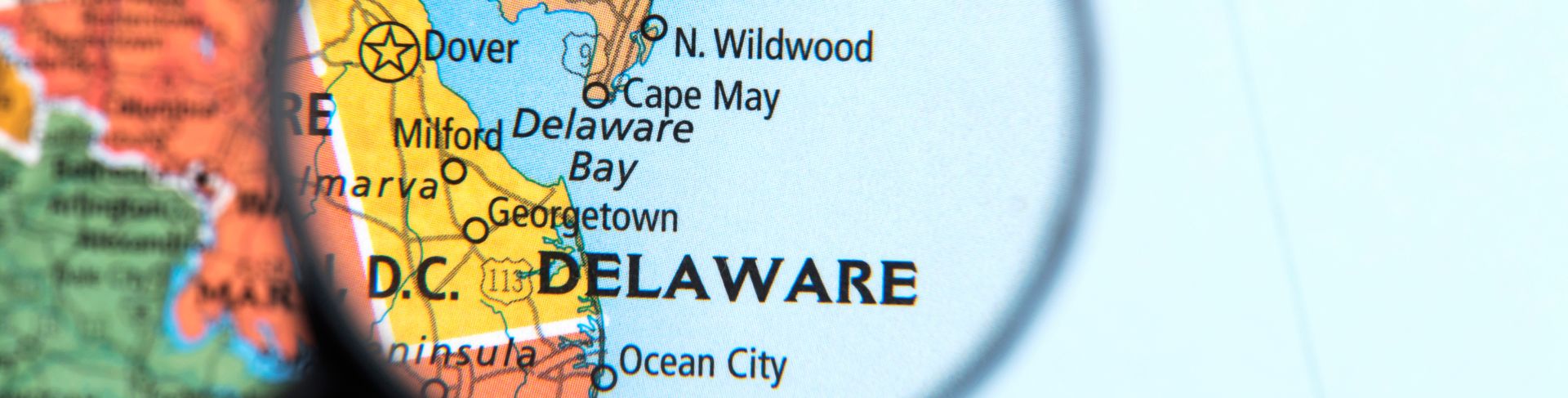 Delaware map